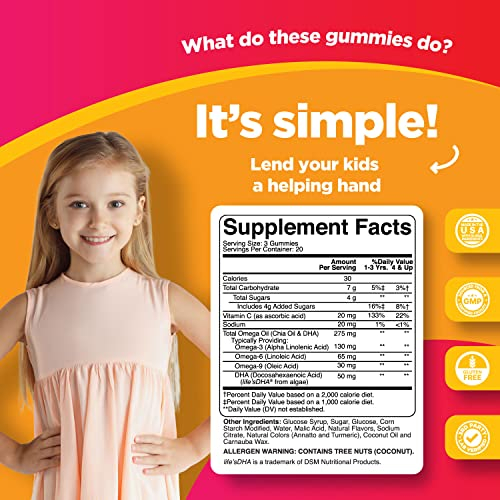 Foto 4 pulgar | Gummy Vitamins Phytoral Vegetarian Omega 3 Dha 6 9 Para Niños - Venta Internacional.