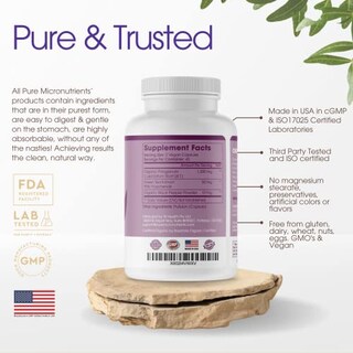 Foto 2 | Suplemento De Resveratrol Orgánico De Micronutrientes Puros 1200 Mg - Venta Internacional.