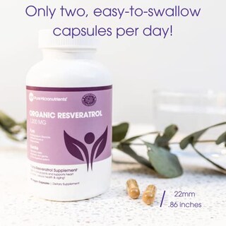 Foto 4 | Suplemento De Resveratrol Orgánico De Micronutrientes Puros 1200 Mg - Venta Internacional.