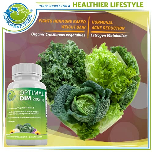 Foto 3 pulgar | Suplemento Supplements Studio Optimal Dim 200 Mg 60 Drcaps - Venta Internacional.