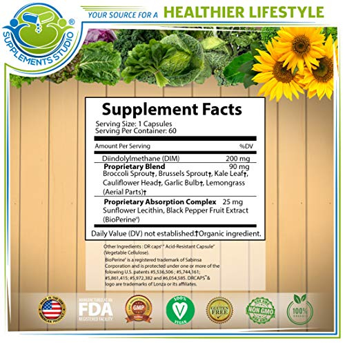 Foto 6 pulgar | Suplemento Supplements Studio Optimal Dim 200 Mg 60 Drcaps - Venta Internacional.