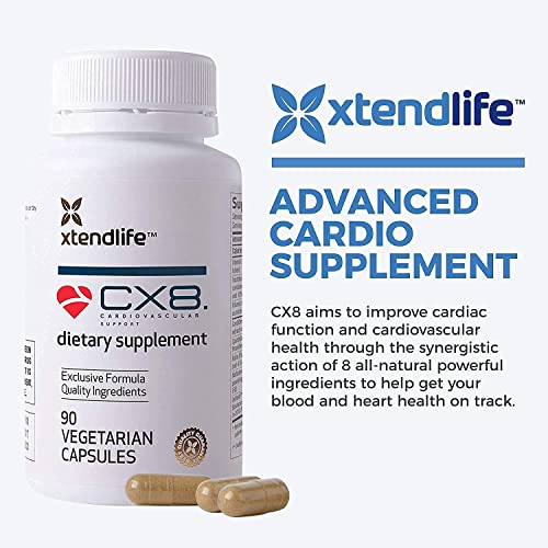 Foto 3 pulgar | Suplemento Xtend-life Cx8 Cardiovascular Support 90 Cápsulas - Venta Internacional.