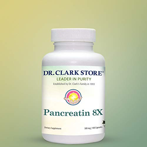 Foto 5 pulgar | Suplemento Enzimático Dr. Clark Pancreatin 8 Veces 500 Mg 100 Cápsulas - Venta Internacional.