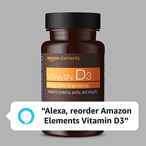 Foto 5 pulgar | Suplemento Amazon Elements De Vitamina D3 2000 Ui 180 Cápsulas Blandas - Venta Internacional.