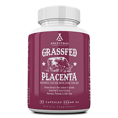 Foto 2 pulgar | Suplemento Ancestral Supplements Placenta Alimentado Con Pasto 180 Cápsulas - Venta Internacional.