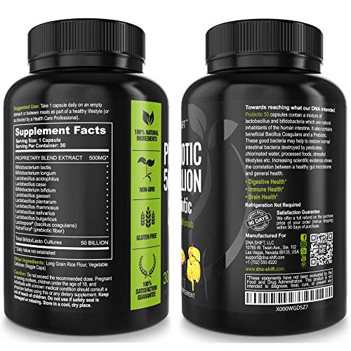 Foto 2 | Suplemento Dna Shift Probiotics, 50 Mil Millones, Cepa 11, 50 Ml - Venta Internacional.