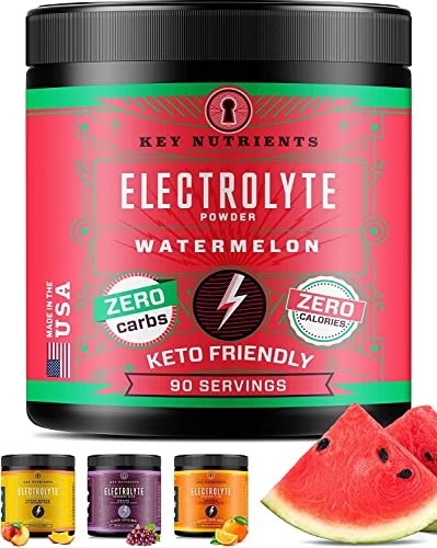 Foto 2 pulgar | Polvo De Electrolitos Keynutrients, Sandía O Guisante Sin Calorías - Venta Internacional.