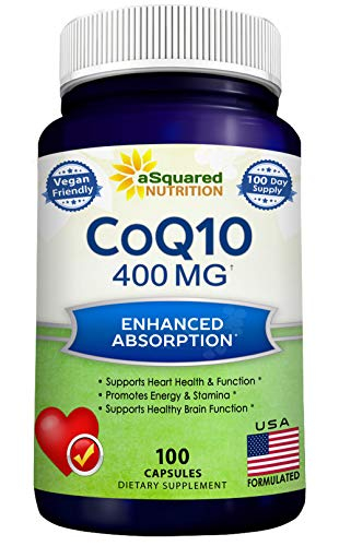 Suplemento De Coenzima Q10 De Squared Nutrition, 400 Mg, Potencia Máxima - Venta Internacional.