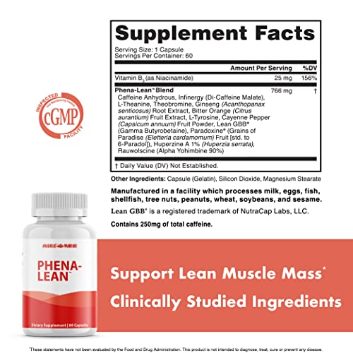 Foto 3 | Suplemento Anabolic Warfare Phena-lean Premier 60 Cápsulas - Venta Internacional.