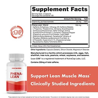 Foto 3 | Suplemento Anabolic Warfare Phena-lean Premier 60 Cápsulas - Venta Internacional.