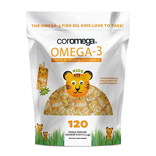 Foto 2 pulgar | Suplemento De Aceite De Pescado Omega 3 De Coromega Kids 650 Mg Con Vitamina D - Venta Internacional.