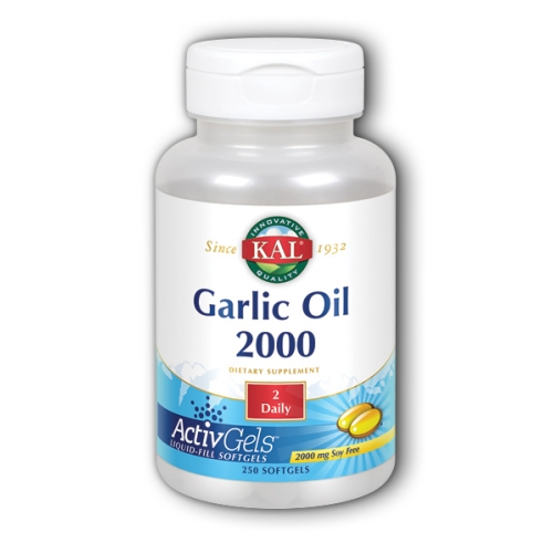 Foto 2 pulgar | Suplemento Kal Garlic Oil 1500 250 Cápsulas Blandas - Venta Internacional.