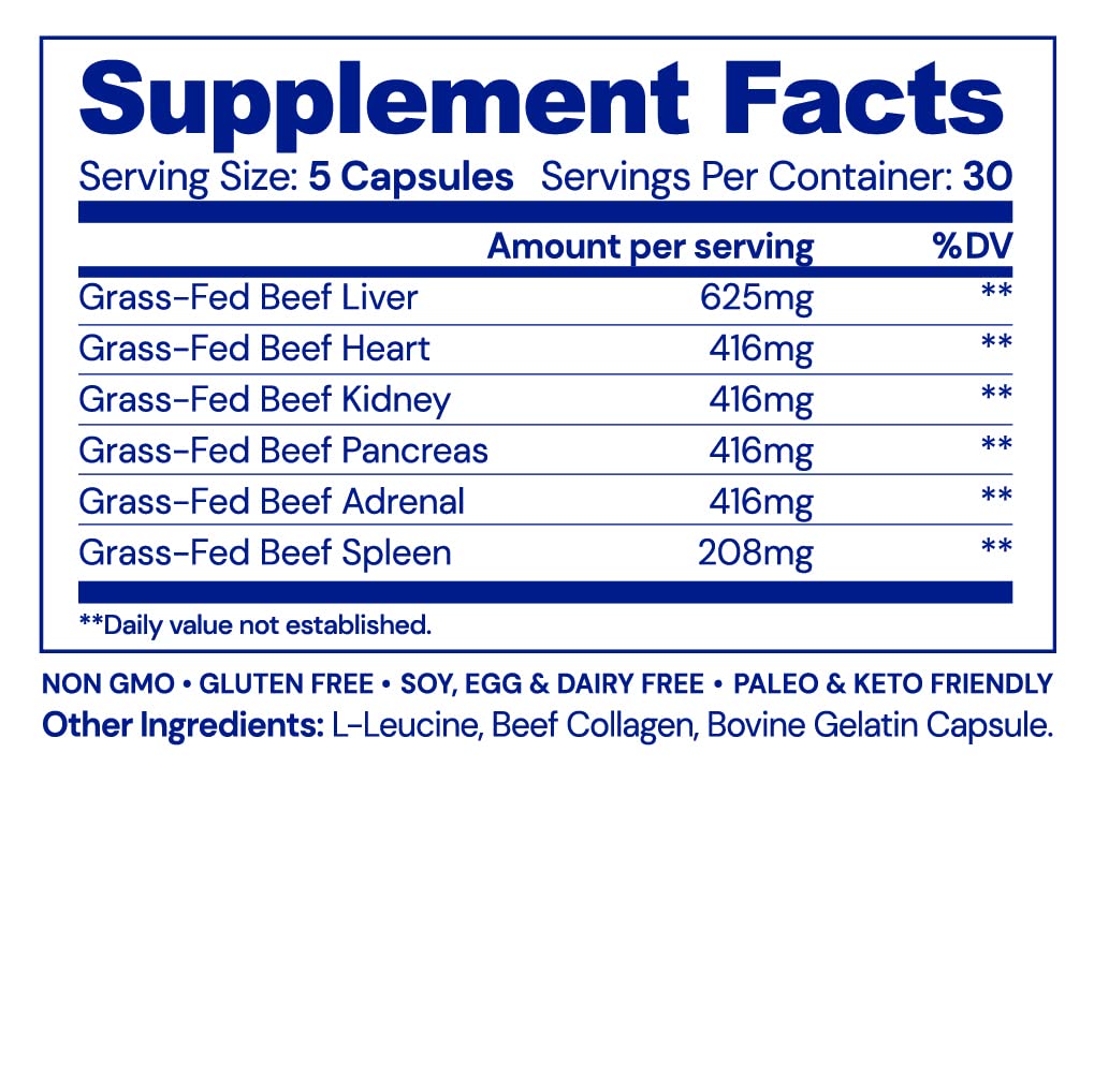 Foto 2 | Suplemento Bodyhealth Organ+ Glandular Organ Comp. - Venta Internacional.