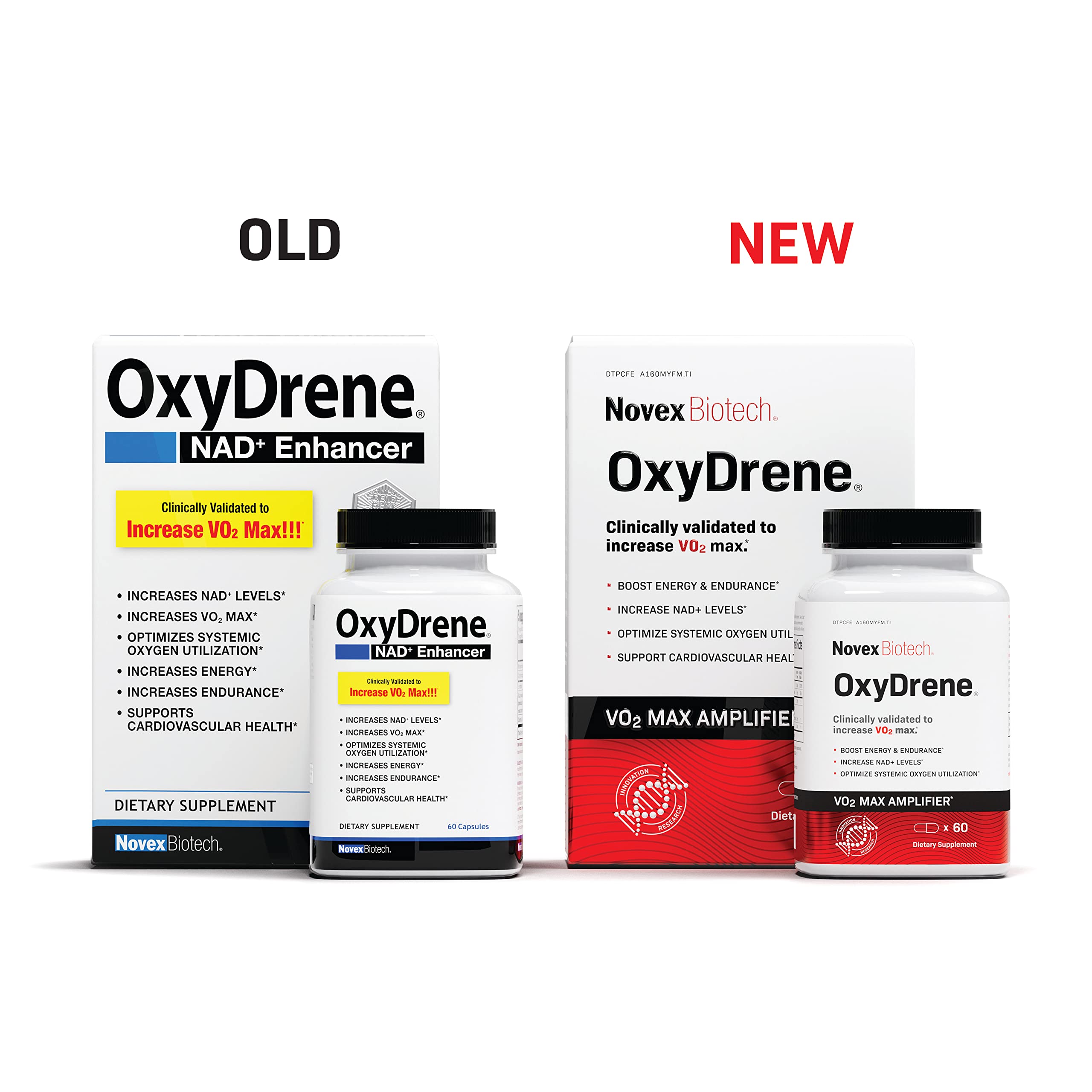 Foto 6 pulgar | Suplemento Novex Biotech Oxydrene Nad+ Enhancer 60 Cápsulas - Venta Internacional.