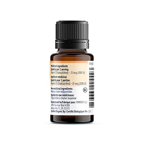 Foto 4 pulgar | Suplemento Vimergy De Vitamina D3 Vegana, 1000 Ui, 15 Ml, Orgánico - Venta Internacional.