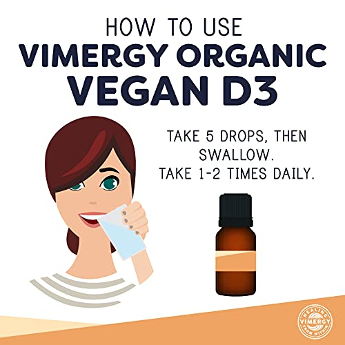 Foto 7 pulgar | Suplemento Vimergy De Vitamina D3 Vegana, 1000 Ui, 15 Ml, Orgánico - Venta Internacional.
