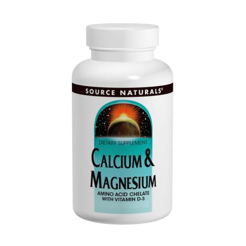 100 Tabletas De Calcio Y Magnesio Supplement Source Naturals - Venta Internacional.