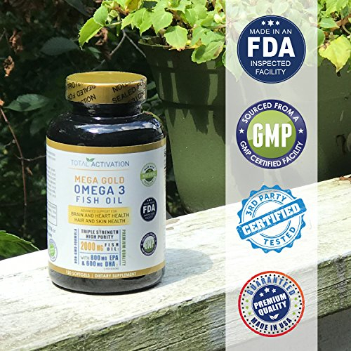Foto 6 pulgar | Complementa Las Cápsulas Blandas De 2000 Mg De Aceite De Pescado Omega 3 De Total Activation - Venta Internacional.