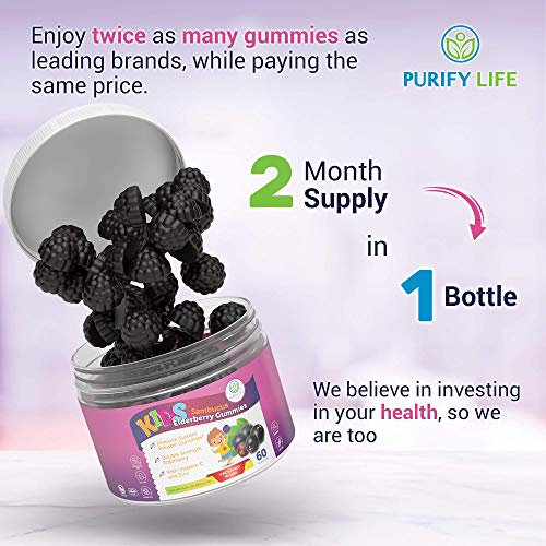 Foto 4 pulgar | Gomitas De Saúco Purify Life Sambucus Para Niños Con 60 Días De Cena - Venta Internacional.