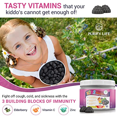 Foto 5 pulgar | Gomitas De Saúco Purify Life Sambucus Para Niños Con 60 Días De Cena - Venta Internacional.