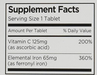 Foto 3 | Suplemento De Hierro Vitron-c, Tabletas De Alta Potencia, 60 Unidades (paquete De - Venta Internacional.