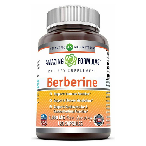 Foto 1 | Suplemento Amazing Formulas Berberine 120 Cápsulas - Venta Internacional.