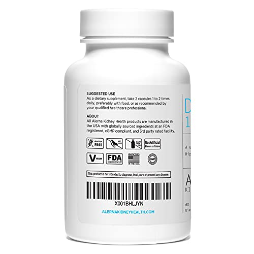 Foto 4 pulgar | Suplemento Alerna Kidney Health D-manosa 500 Mg 60 Cápsulas - Venta Internacional.