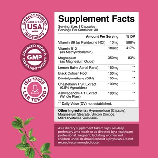 Foto 2 | Supplement Natures Craft Advanced Pms Support Para Mujeres, 60 Cápsulas - Venta Internacional.