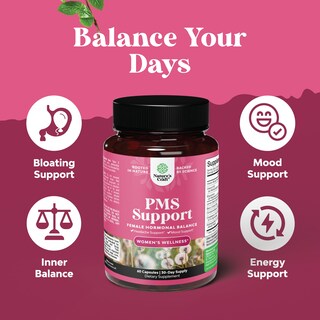 Foto 3 | Supplement Natures Craft Advanced Pms Support Para Mujeres, 60 Cápsulas - Venta Internacional.