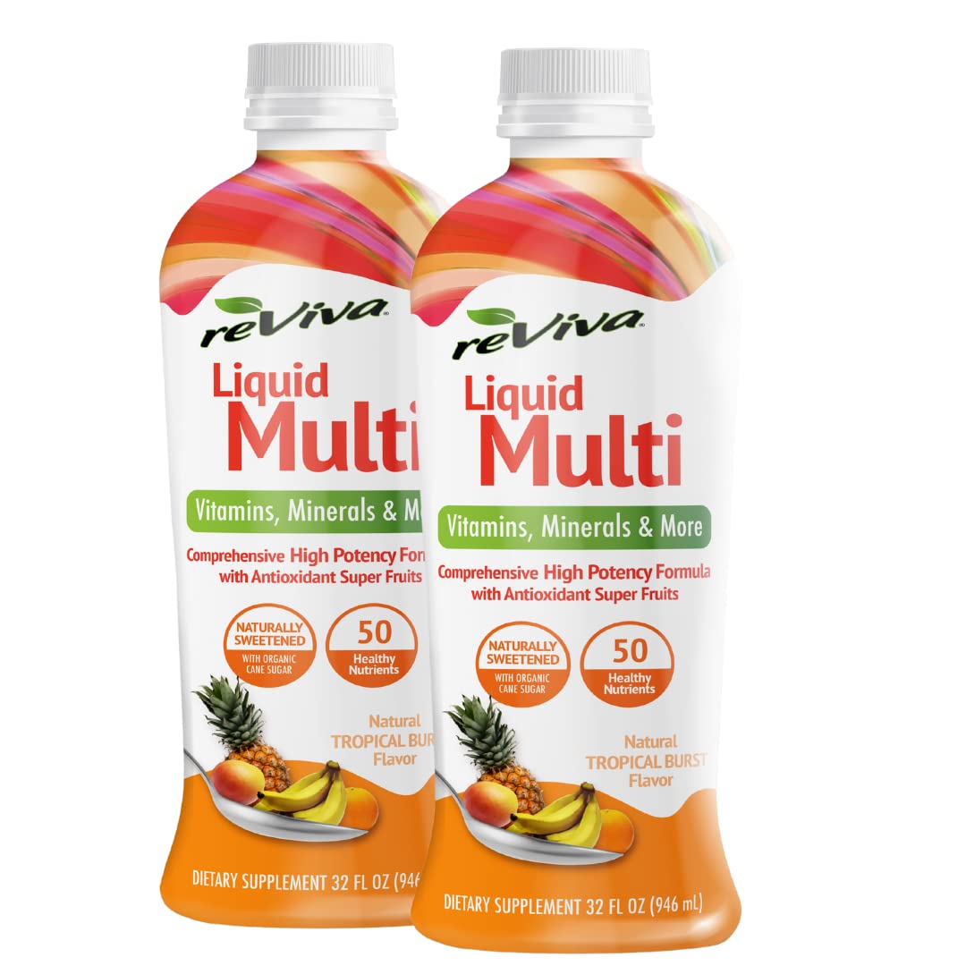 Foto 2 pulgar | Suplemento Multivitamínico Líquido Reviva, Paquete Doble De 2x960 Ml - Venta Internacional.
