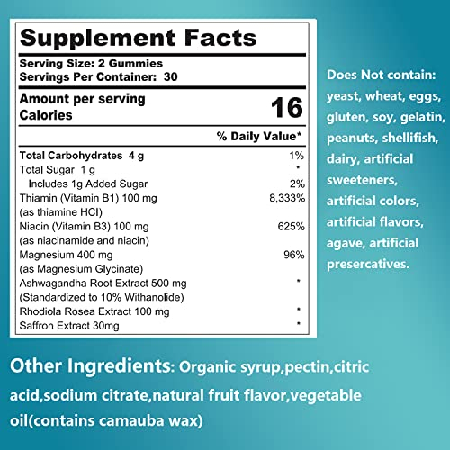 Foto 3 pulgar | Gomitas De Glicinato De Magnesio Supplement Envycure, 400 Mg, 120 Unidades - Venta Internacional.