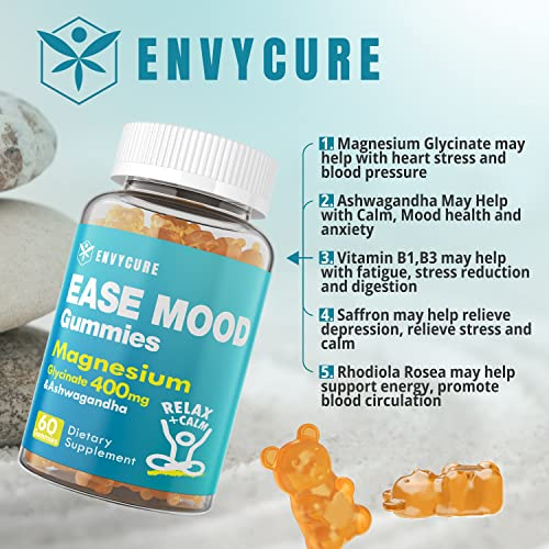 Foto 5 pulgar | Gomitas De Glicinato De Magnesio Supplement Envycure, 400 Mg, 120 Unidades - Venta Internacional.