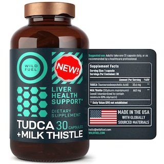 Foto 1 | Suplemento Wild Fuel Advanced Tudca + Milk Thistle 30 Cápsulas - Venta Internacional.