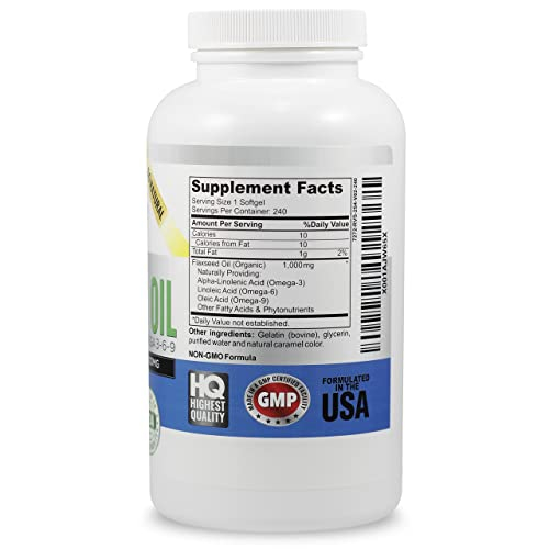 Foto 3 pulgar | Cápsulas Blandas De Aceite De Linaza Vitalité Now! 1000 Mg Orgánicos, 100 Unidades - Venta Internacional.