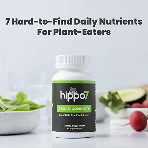 Foto 5 pulgar | Suplemento Hippo7 Vegan Complete Multivitamínico 60 Cápsulas Blandas - Venta Internacional.