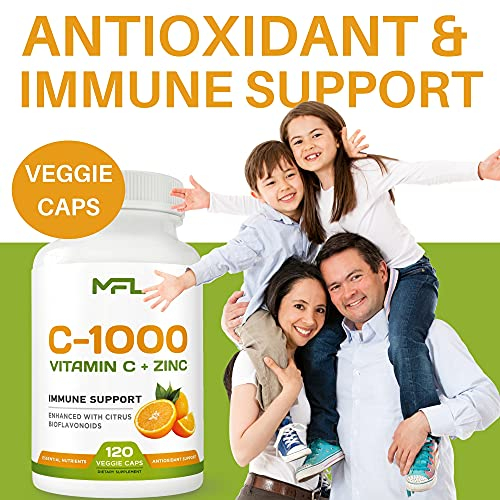 Foto 4 pulgar | Suplemento Muscle Food Labs C-1000 De Vitamina C 1000 Mg Más Zinc 2 - Venta Internacional.