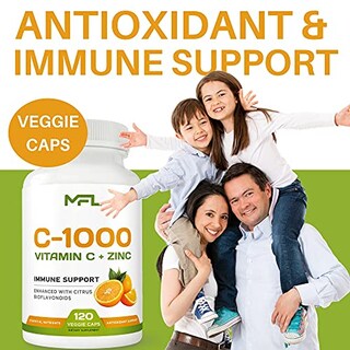 Foto 3 | Suplemento Muscle Food Labs C-1000 De Vitamina C 1000 Mg Más Zinc 2 - Venta Internacional.