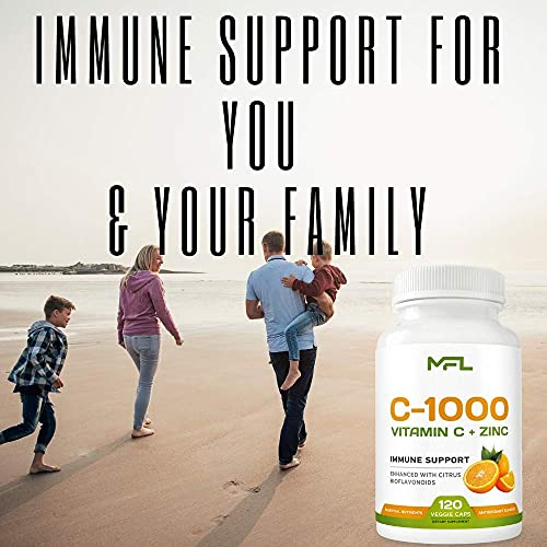 Foto 7 pulgar | Suplemento Muscle Food Labs C-1000 De Vitamina C 1000 Mg Más Zinc 2 - Venta Internacional.