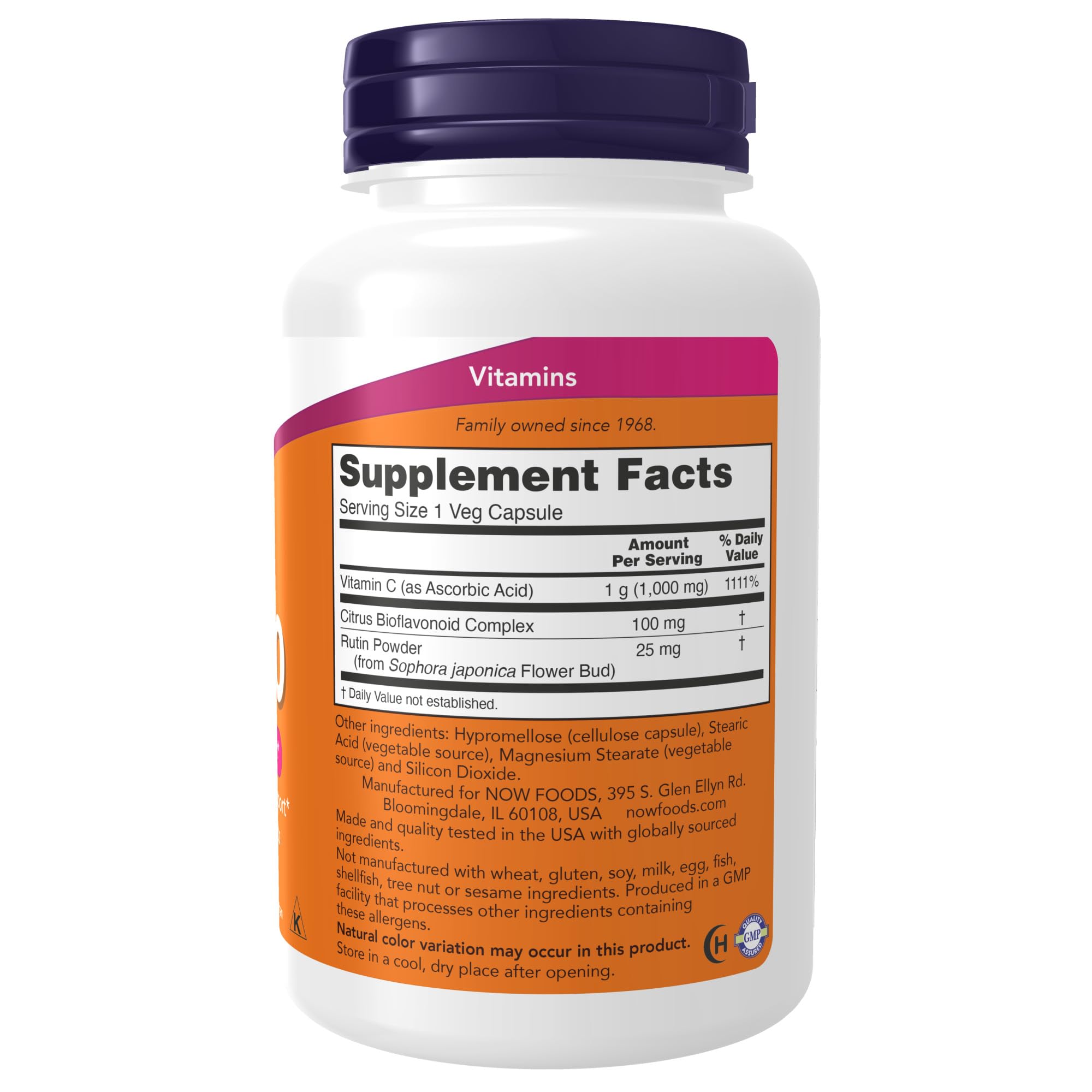 Foto 3 pulgar | Complemente La Vitamina C-1,000 De Now Con 100 Mg De Bioflavonoides - Venta Internacional.