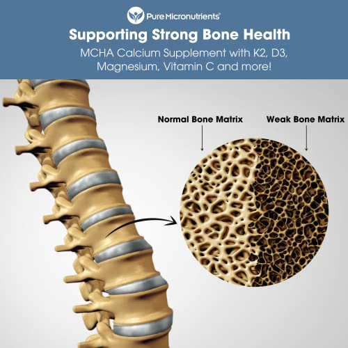 Foto 6 pulgar | Suplemento De Calcio Pure Micronutrients Bone Support 1000 Mg - Venta Internacional.
