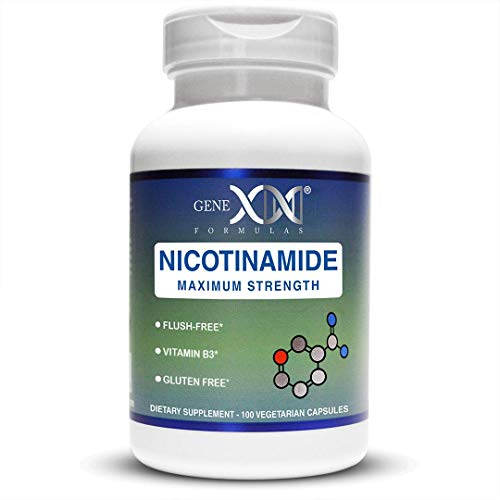 Foto 4 pulgar | Suplemento Genex Formulas De Nicotinamida 500 Mg B3 300 Cápsulas - Venta Internacional.