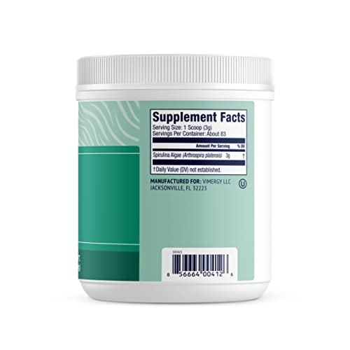 Foto 3 pulgar | Suplemento Vimergy De Espirulina Natural En Polvo 250 G - Venta Internacional.