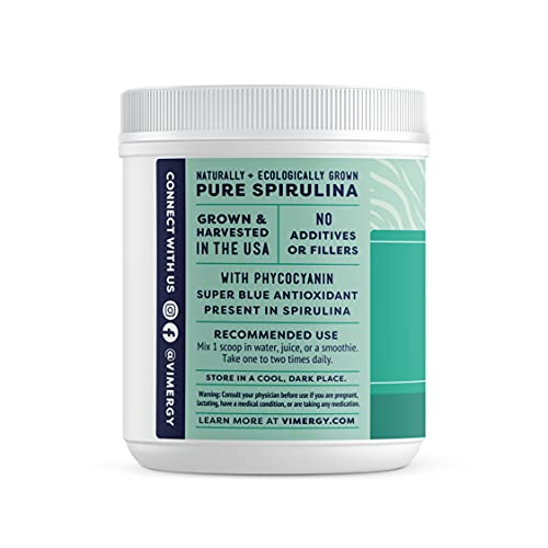 Foto 4 pulgar | Suplemento Vimergy De Espirulina Natural En Polvo 250 G - Venta Internacional.