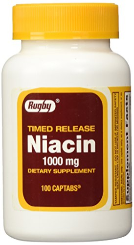 Foto 2 pulgar | Suplemento Rugby Niacin De Liberación Prolongada, 1000 Mg, Tabletas X 1000 - Venta Internacional.