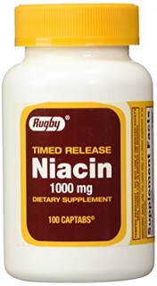 Foto 1 | Suplemento Rugby Niacin De Liberación Prolongada, 1000 Mg, Tabletas X 1000 - Venta Internacional.