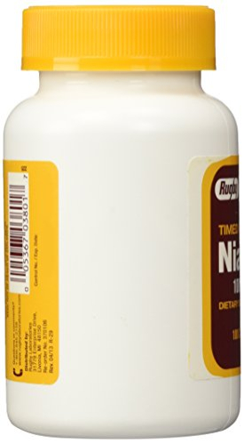 Foto 5 pulgar | Suplemento Rugby Niacin De Liberación Prolongada, 1000 Mg, Tabletas X 1000 - Venta Internacional.