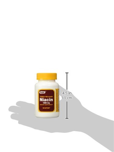 Foto 6 pulgar | Suplemento Rugby Niacin De Liberación Prolongada, 1000 Mg, Tabletas X 1000 - Venta Internacional.