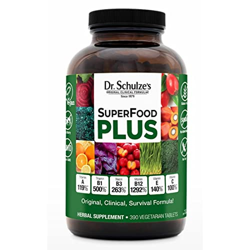 Foto 2 pulgar | Superfood Plus Dr. Schulze's Vitaminas Y Minerales 390 Comprimidos - Venta Internacional.