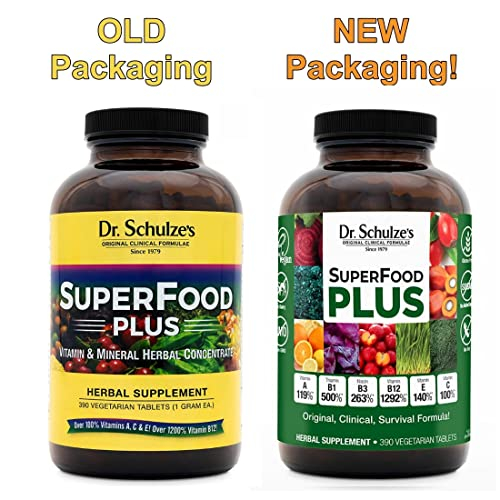 Foto 3 pulgar | Superfood Plus Dr. Schulze's Vitaminas Y Minerales 390 Comprimidos - Venta Internacional.