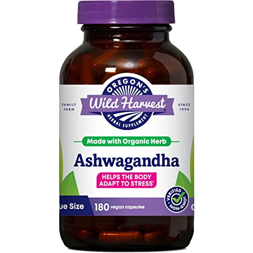 Foto 2 pulgar | Suplementos De Ashwagandha Wild Harvest De Oregón, 1200 Mg, 180 Unidades - Venta Internacional.